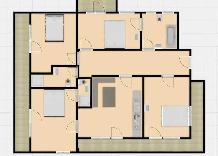 דירה Haus Alpenfriede *